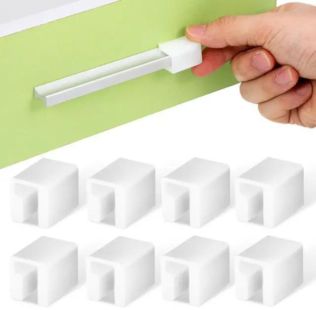 Main image of Kisangel Proofing Corner Protectors for Furniture Soft Silicone Edge Guards 8Pcs Child Safety Drawer Door Handle Covers Easy Install for Cabinets Wardrobes and Desks