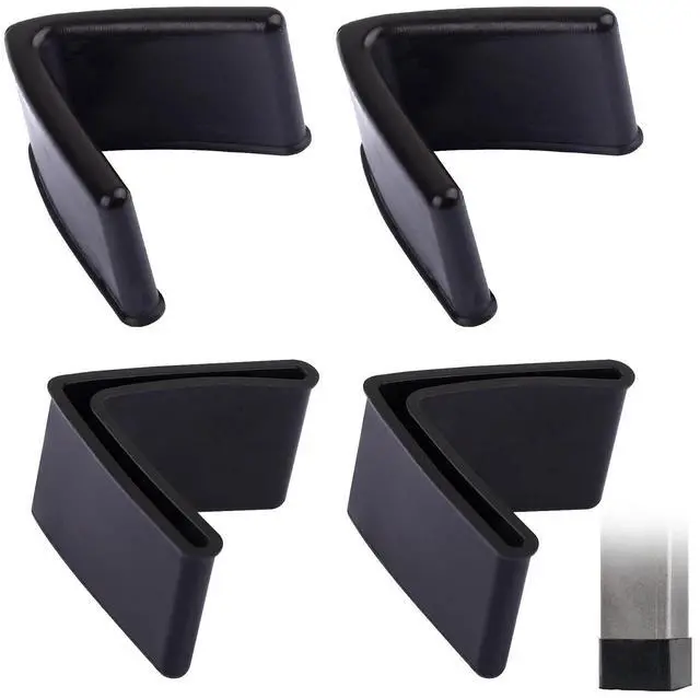 Main image of 4 Pcs Bed Frame Corner Guards,Bed Frame Protector Guards | Leg Covers,Corner Guard,L Shape Cover Feet,Gash Protector Guards for Metal Leg Shelf Home