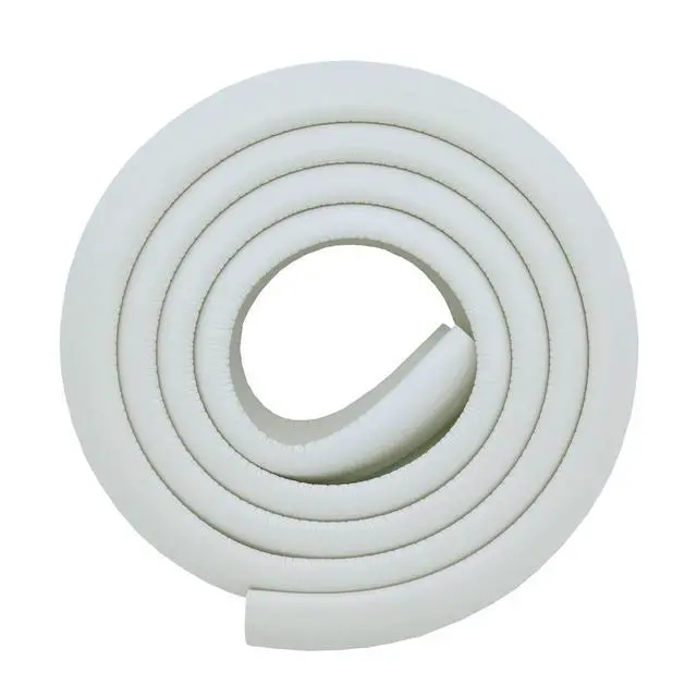 Alt view image 2 of 7 - M2cbridge L Shape Furniture Table Edge Protectors Foam 6.5FT Off White | high density NBR bumper, easy cut