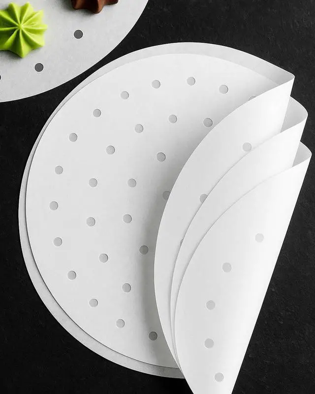 Alt view image 4 of 7 - 8.4 inch Parchment Paper Rounds for Ninja Foodi 5qt, 6.5qt, 8qt Pressure Cookers, Round Sheets for Baking For Air Fryers, Pressure Cookers, Springform Pans, Steamers, Non-Stick Pre-cut Paper Liners