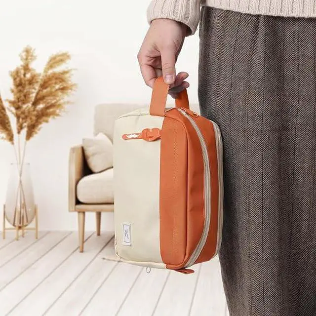 Alt view image 4 of 7 - Mr. Pen- High Capacity Pencil Case Beige -Orange