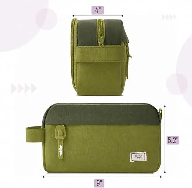 Alt view image 3 of 7 - Mr. Pen- High Capacity Pencil Case Light Olive Green