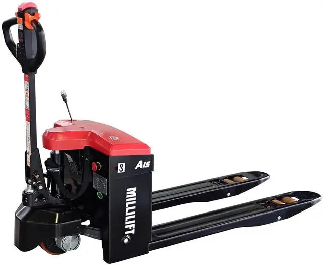 Main image of Millilift Electric Pallet Jack, 3300LB Capacity, 45"x21" Forks