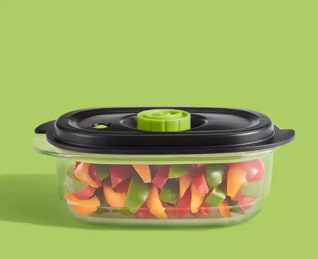 Alt view image 2 of 4 - 2pk 3 Cup Preserve and Marinate Vacuum Containers