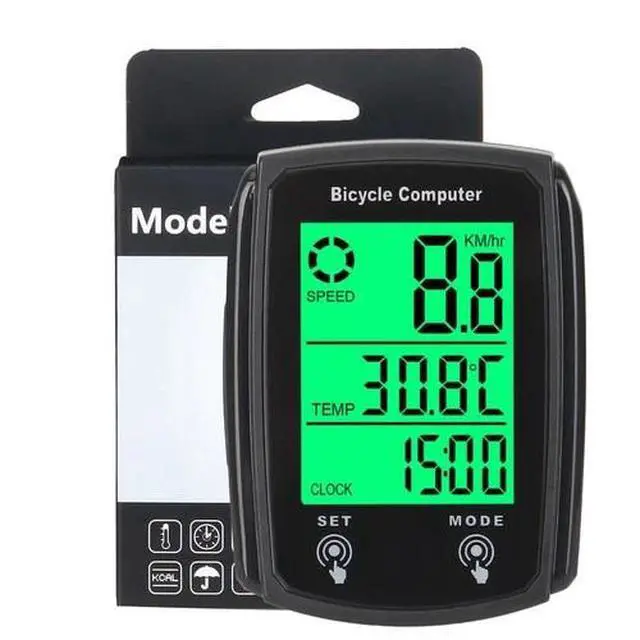 Alt view image 2 of 7 - Wired Bike Bicycle Speedometer Cycle Digital Odometer Computer Waterproof LCD