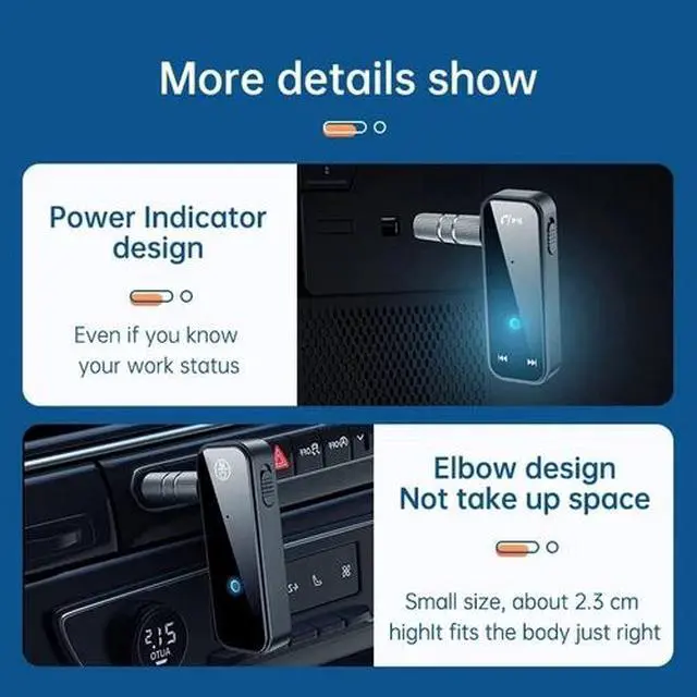 Alt view image 3 of 7 - USB Wireless Bluetooth Transmitter Receiver for Car Music Audio Aux Adapter lot