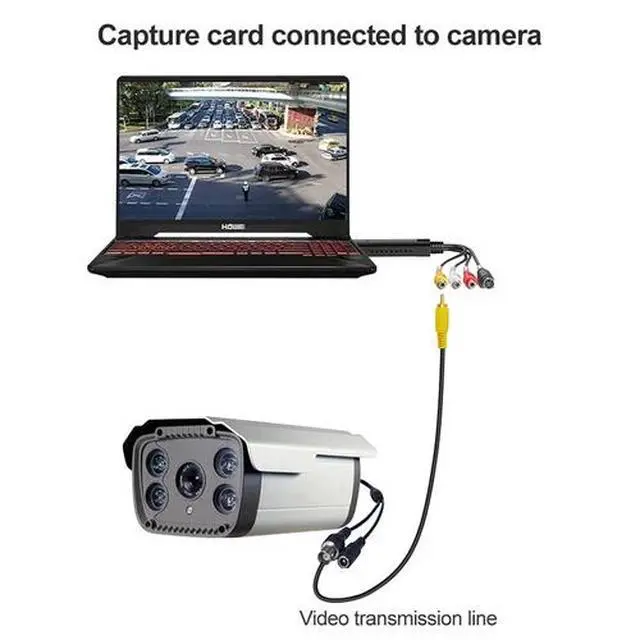 Alt view image 7 of 7 - USB 2.0 Audio TV Video VHS to DVD VCR PC DVR HDD Converter Adapter Capture Card