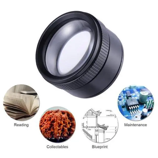 Alt view image 3 of 7 - 2PCS 40X30 Magnifying Loop Loupe Jewelry Eye Glass Jewelers Magnifier Pocket US