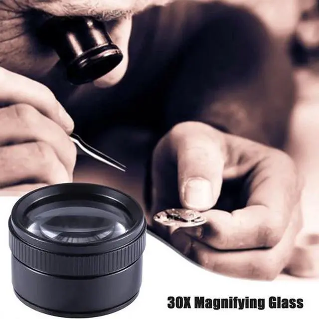 Alt view image 5 of 7 - 2PCS 40X30 Magnifying Loop Loupe Jewelry Eye Glass Jewelers Magnifier Pocket US