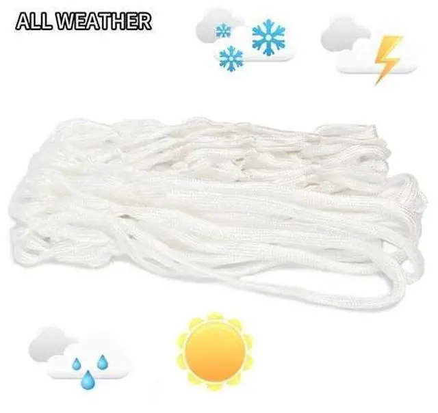 Alt view image 3 of 6 - Outdoor Replacement Basketball Net Heavy Duty All Weather Hoop Goal Rim Indoor