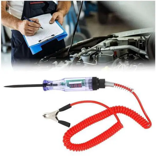 Alt view image 4 of 7 - 6~24V DC LED Digital Electric Voltage Circuit Tester Truck Automotive Light Test