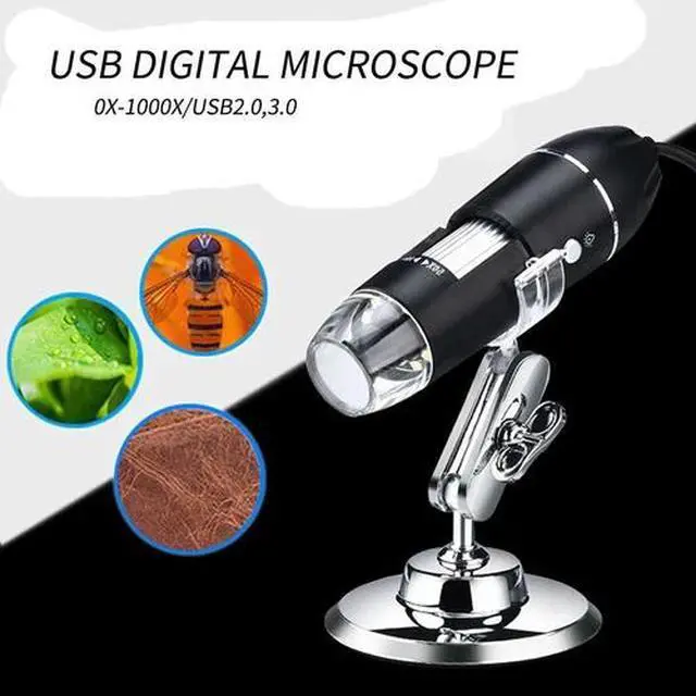 Alt view image 2 of 7 - 1000X Zoom 8LED HD 1080P USB Microscope Digital Magnifier Endoscope Video Camera