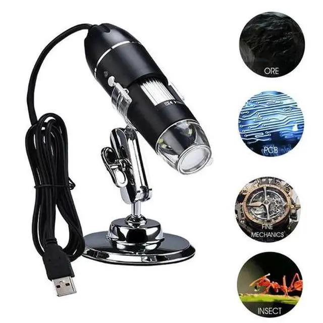 Alt view image 3 of 7 - 1000X Zoom 8LED HD 1080P USB Microscope Digital Magnifier Endoscope Video Camera