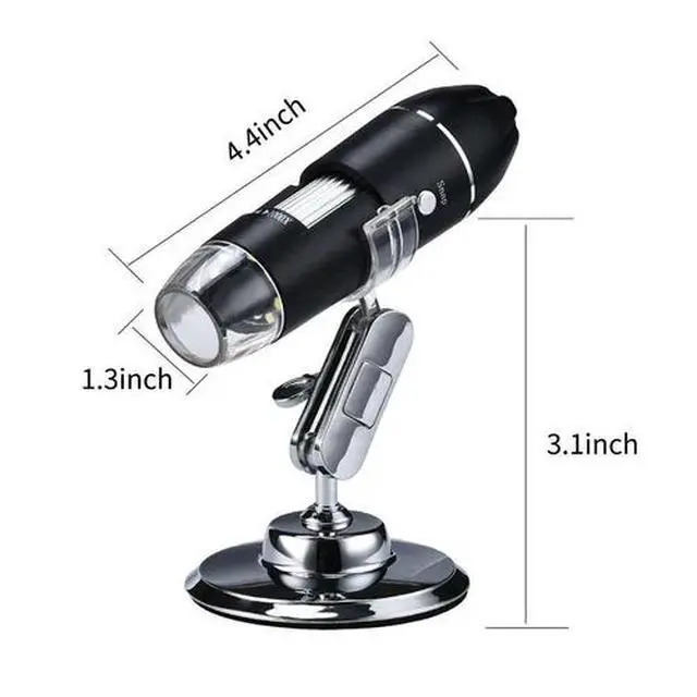 Alt view image 5 of 7 - 1000X Zoom 8LED HD 1080P USB Microscope Digital Magnifier Endoscope Video Camera