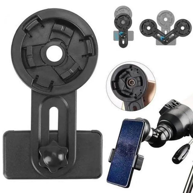 Alt view image 2 of 7 - Cell Phone Universal Adapter Mount Binocular Monocular Spotting Scope Telescope