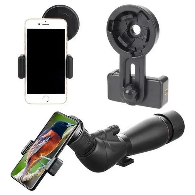 Alt view image 3 of 7 - Cell Phone Universal Adapter Mount Binocular Monocular Spotting Scope Telescope