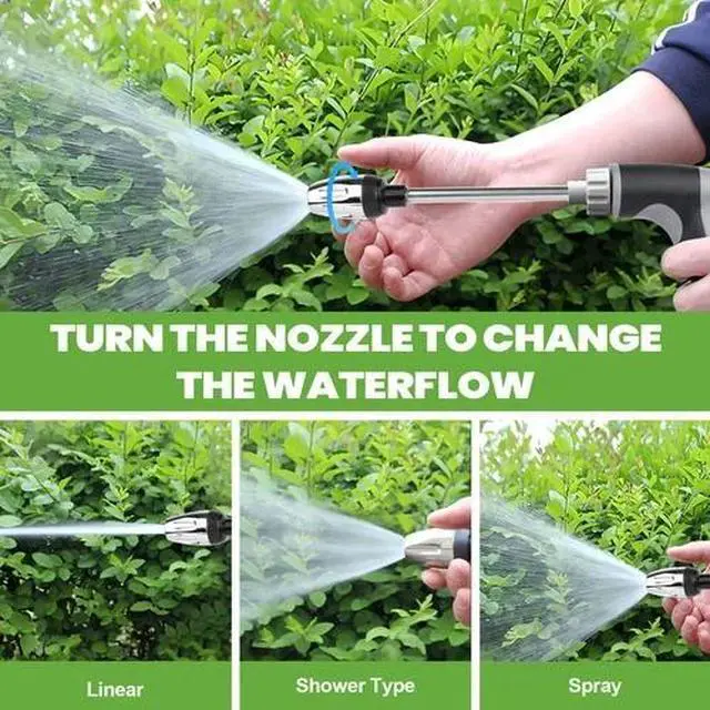 Alt view image 5 of 7 - High Pressure Power Washer Water Spray Gun Nozzle Wand Attachment Garden Hose