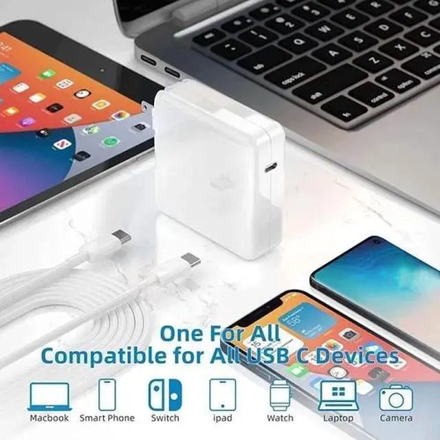 Alt view image 4 of 7 - 30W 61W 87W 96W Laptop Charger For Apple Macbook Pro 16 15 13 inch Power Adapter