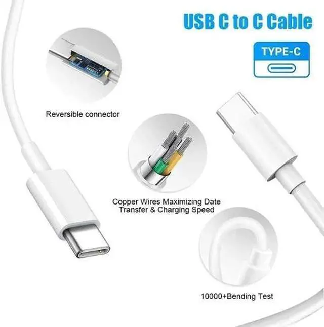 Alt view image 5 of 6 - For 30W 61W USB-C Power Adapter Charger Pro MacBook Air A1708 A1882 A1532 A1932