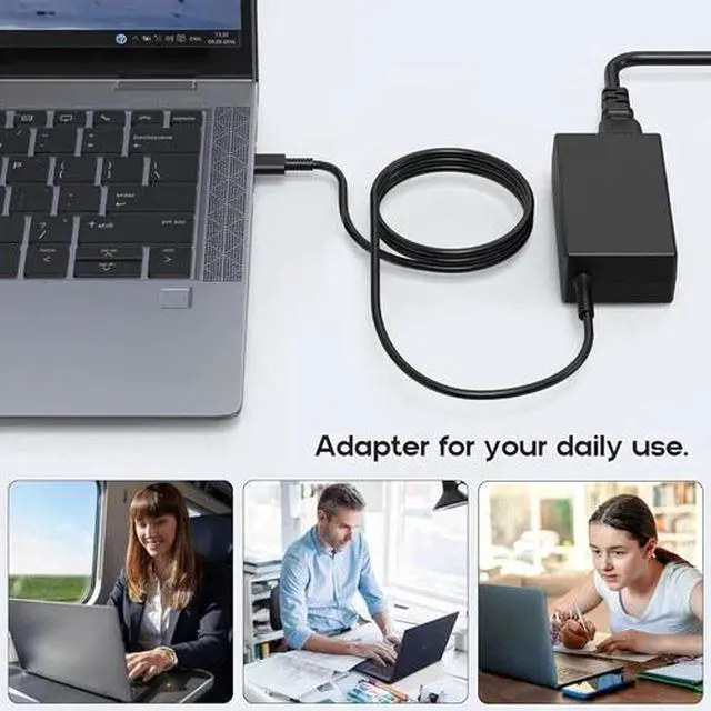 Alt view image 6 of 6 - 45W USB C Laptop Charger Power Adapter for HP, Dell, Acer, Lenovo Chromebook