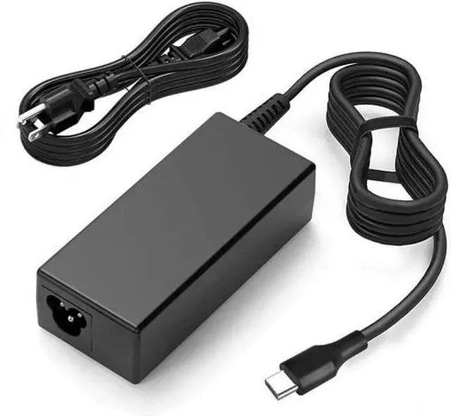 Alt view image 2 of 6 - 45W USB C Laptop Charger Power Adapter for HP, Dell, Acer, Lenovo Chromebook