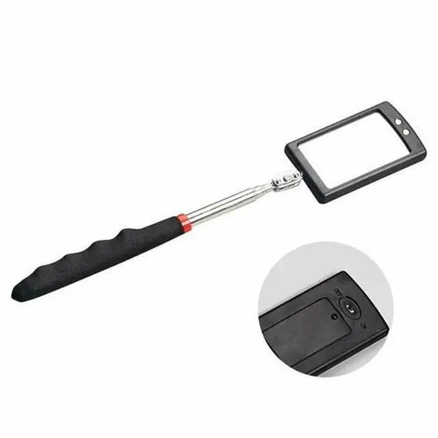 Alt view image 5 of 7 - Inspection Mirror LED Lighted Mechanic Telescoping illuminate Swivel Extendable