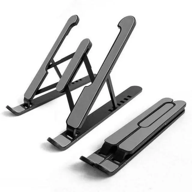 Alt view image 3 of 5 - Portable Laptop Stand Adjustable Foldable Notebook Tablet Holder Computer Desk