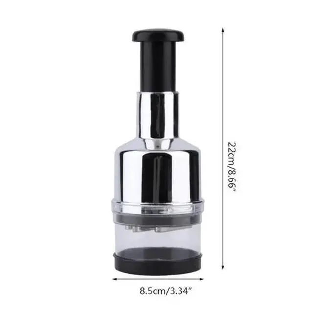 Alt view image 4 of 6 - Vegetable Fruit Salad Onion Garlic Food Hand Chopper Cutter Slicer Peeler Dicer