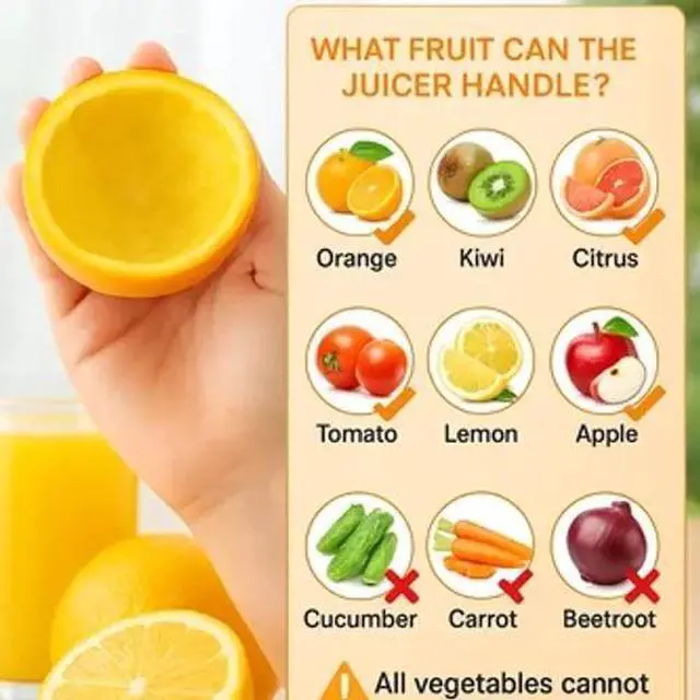 Alt view image 3 of 7 - Electric Citrus Juicer Rechargeable Hands-Free Masticating Orange Lemon Squeezer