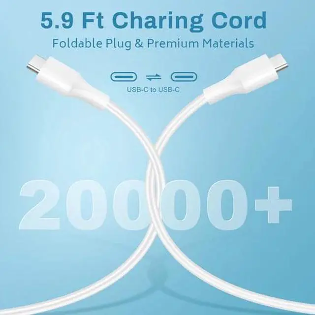 Alt view image 2 of 7 - 61W USB-C Type-C Power Adapter Charger For MacBook PRO 13" 14" A1718 A2518 NEW