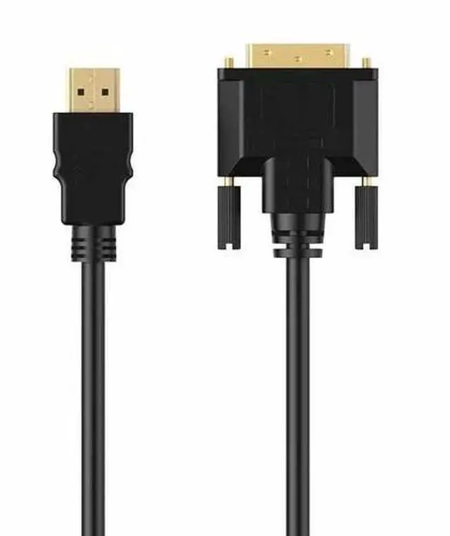 Alt view image 2 of 5 - New HDMI to DVI-D 24+1 Pin Monitor Display Adapter Cable Male/Male HD HDTV 6 FT