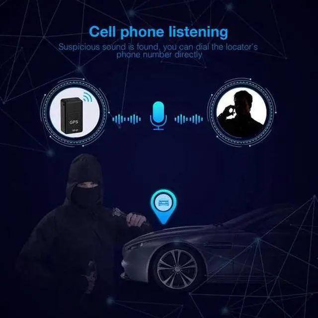 Alt view image 4 of 7 - Mini GPS Tracker Anti-theft Device Smart Locator Voice Strong Magnetic Recorder