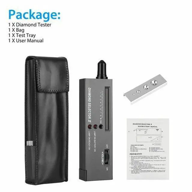 Alt view image 3 of 7 - Diamond Selector Portable Jeweler Diamond Tester with Case Gemstone Platform