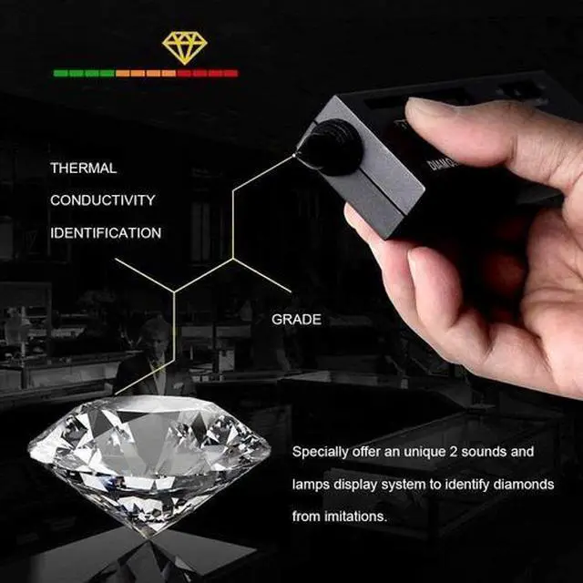 Alt view image 4 of 7 - Diamond Selector Portable Jeweler Diamond Tester with Case Gemstone Platform