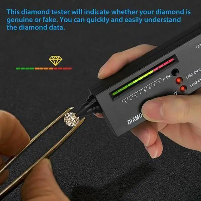 Alt view image 6 of 7 - Diamond Selector Portable Jeweler Diamond Tester with Case Gemstone Platform