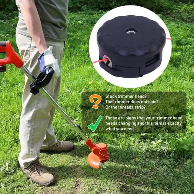 Alt view image 3 of 7 - For Echo Speed Feed 400 SRM-225 SRM-230 SRM-2620 Echo Weed Eater Trimmer Head