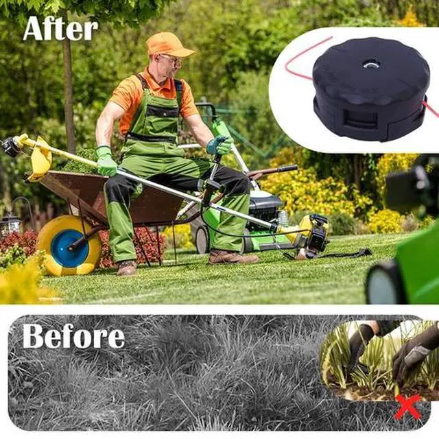 Alt view image 4 of 7 - For Echo Speed Feed 400 SRM-225 SRM-230 SRM-2620 Echo Weed Eater Trimmer Head