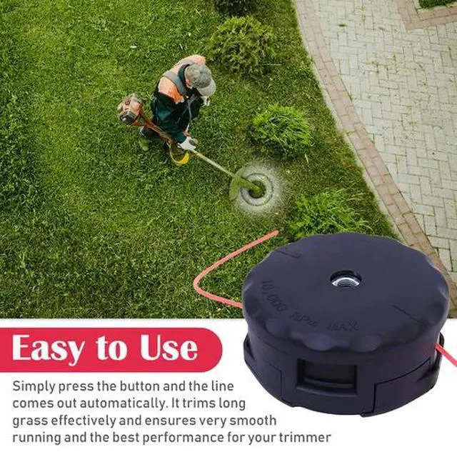 Alt view image 5 of 7 - For Echo Speed Feed 400 SRM-225 SRM-230 SRM-2620 Echo Weed Eater Trimmer Head