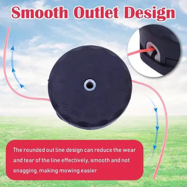 Alt view image 7 of 7 - For Echo Speed Feed 400 SRM-225 SRM-230 SRM-2620 Echo Weed Eater Trimmer Head