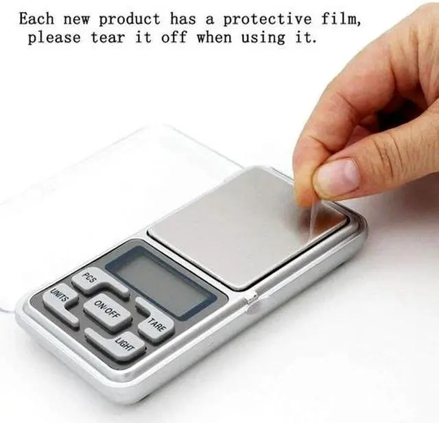 Alt view image 2 of 2 - 0.01g - 200g Gram Mini Digital LCD Balance Weight Pocket Jewelry Diamond Scale