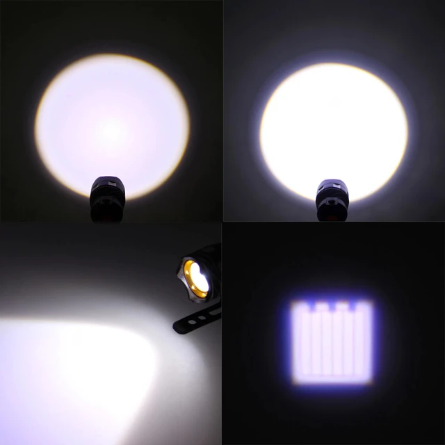 Alt view image 7 of 7 - Rechargeable 15000LM LED MTB Bicycle Light Bike Front Headlight w/USB Cord