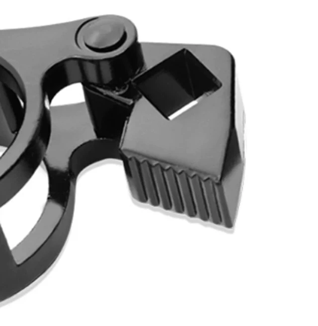 Alt view image 4 of 7 - Black Inner Tie Rod Wrench Universal Steering Track Removal Garage Tool 27-42mm