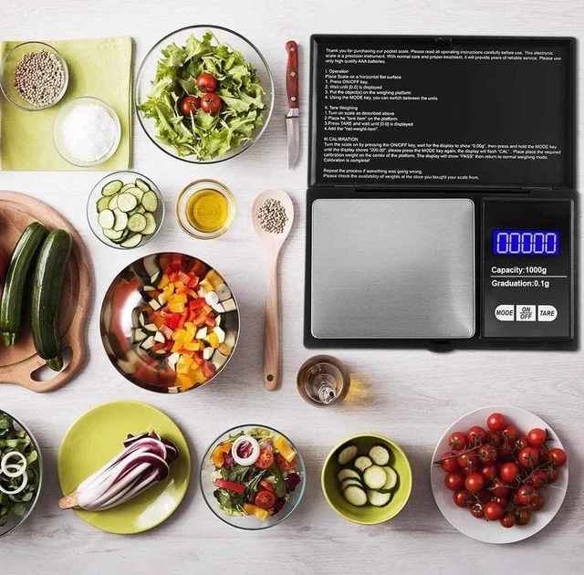 Alt view image 4 of 7 - Digital Scale 1000g x 0.1g Jewelry Gold Silver Coin Gram Pocket Size Herb Grain