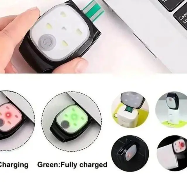 Alt view image 7 of 7 - USB Rechargeable Book Light for Reading in Bed, Portable Clip-on LED Reading