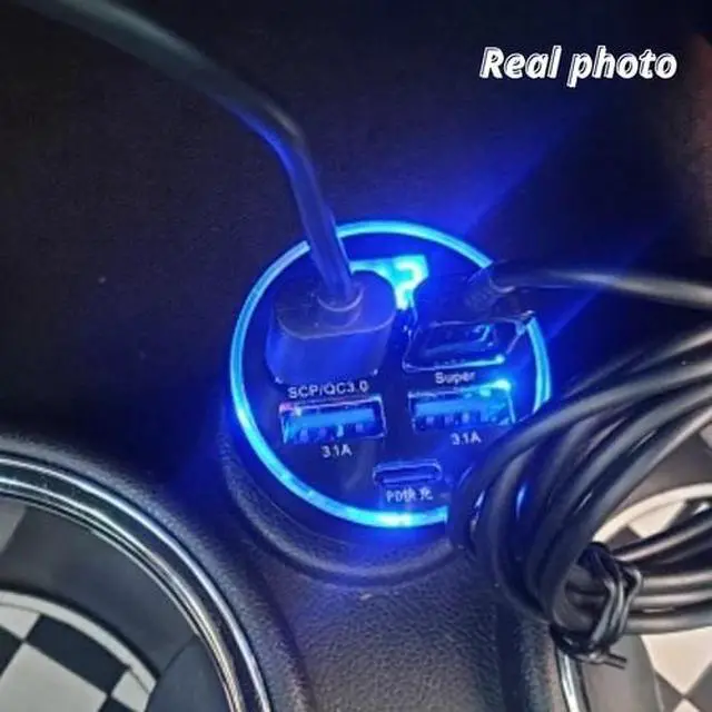 Alt view image 6 of 7 - 4 USB Port Super Fast Car Charger Adapter for iPhone Samsung Android Phone LOT