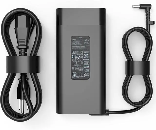 Alt view image 8 of 14 - 280W Charger Compatible with HP HP omen 16 (2021-2025) G1 G2 G3 G4 16b0000 16c0000 16ae0000 16ap0000 i7 i9 Ryzen AI 9 RTX 3060 3070 Ti 3080 Ti 4060 4070 5060 5070 TPN-LA27 TPN-CA26 Gaming Laptop