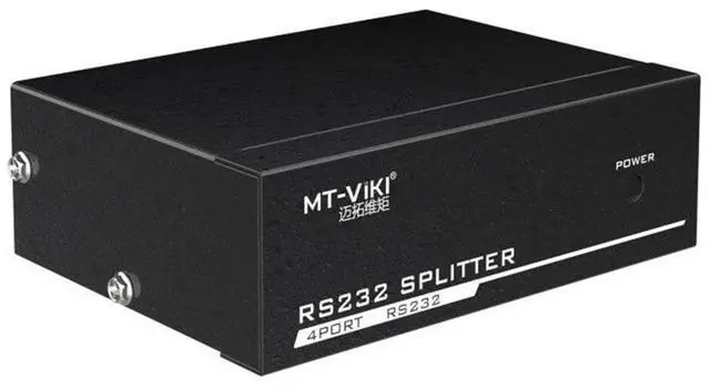 Alt view image 12 of 12 - (US Plug)(4 port)4 Port Active Serial RS232 Splitter 1 to 4 RS232 bi-direction Switcher Splitter 4 to 1 Support Bidirectional Transmission