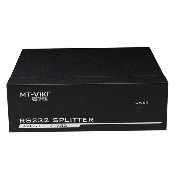 Alt view image 11 of 12 - (US Plug)(4 port)4 Port Active Serial RS232 Splitter 1 to 4 RS232 bi-direction Switcher Splitter 4 to 1 Support Bidirectional Transmission