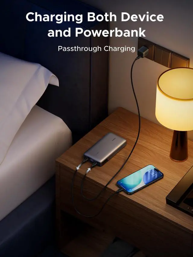 Alt view image 13 of 14 - Power Bank 25,000mAh 145W Laptop Portable Charger, Nexode 3-Port USB C PD Battery Pack, for MacBook Pro/Air, Dell XPS, iPhone 17/16/15/14, Galaxy S26 Steam Deck, iPad, and More
