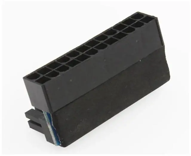 Alt view image 5 of 6 - ATX 24Pin Atx 90 degree 24 pin to 24pin Power Plug Adapter Mainboard Motherboard Power Connectors Modular Power Supply Cables AABBCCDDFF